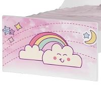 Cama Infantil Tick Unicónio Rosa Com Colchão - 5