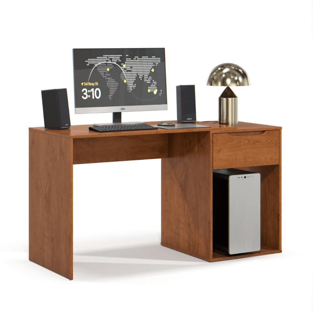 Mesa Home Office Com Gaveta Baku Freijo - 3