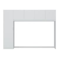 Guarda Roupa 5 Portas Dublin Multimóveis Mp4021 Branco - 3