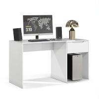 Mesa Home Office Com Gaveta Baku Branco - 3