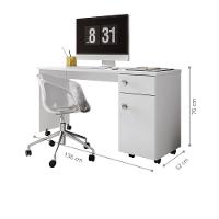 Mesa Para Computador Lisboa Branco - 2