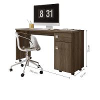 Mesa Para Computador Lisboa Imbuia Toque Bp - 2