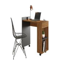 Mesa Para Computador Sofia Amendoa-chumbo - 3