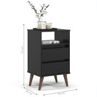 Mesa De Cabeceira Catalunha Preto - 2