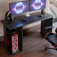 Mesa Escrivaninha Gamer Valorant Com Espaço Para Gabinetes E Monitores Estilo Moderno - 2