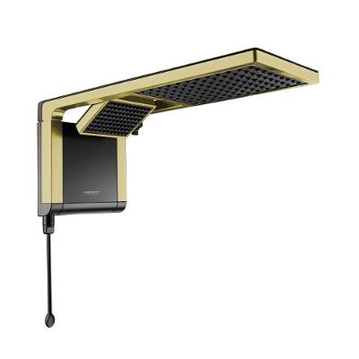 Chuveiro Ducha Acqua Duo Ultra Preto Matte Gold 7800w Lorenzetti 220V