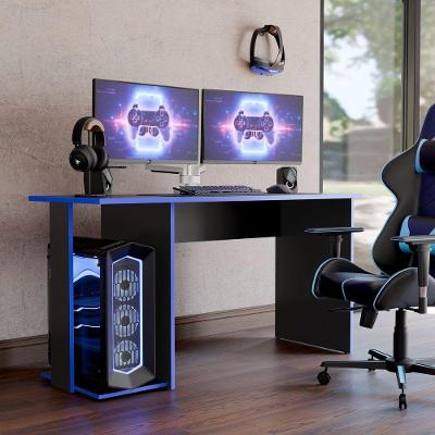 Mesa Escrivaninha Gamer Valorant Com Espaço Para Gabinetes E Monitores Estilo Moderno
