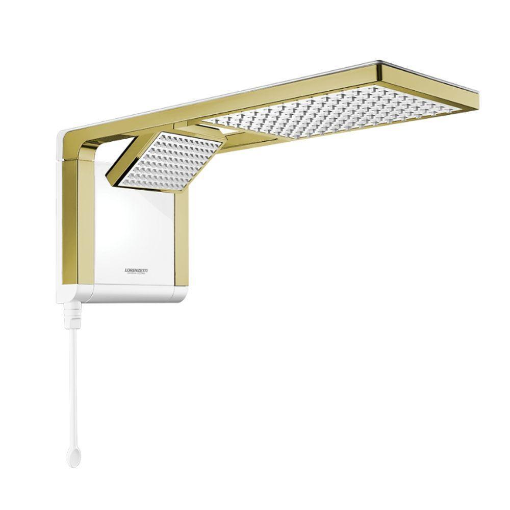Chuveiro Ducha Acqua Duo Ultra Branco Matte Gold 7800w Lorenzetti 220V - 1