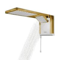 Chuveiro Ducha Acqua Duo Ultra Branco Matte Gold 7800w Lorenzetti 220V - 4