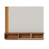 Mesa Com Home Para Tv Reno Off White Matte Freijo - 9