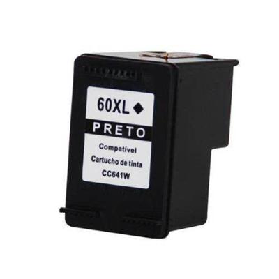 Cartucho De Tinta Preto Compatível 60xl Cc640wb Cc641wl