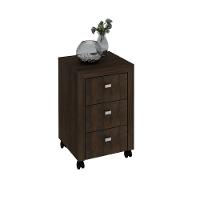 Gaveteiro Com Rodízios Multimóveis Vcr25018 Rustico Rústico - 1