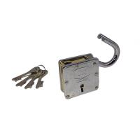 Cadeado Inviolavel 70mm Grande Profissional Chave Frontal Anti Quebra Interno Externo Portao Fechadura Portatil - 2