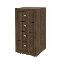 Gaveteiro Com 4 Gavetas Multimóveis Vcr25035 Nogal Nogal - 2