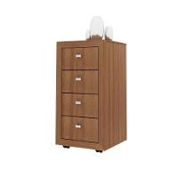 Gaveteiro Com 4 Gavetas Multimóveis Vcr25035 Amendoa Amêndoa - 1