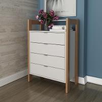 Gaveteiro Com 4 Gavetas Multimóveis Vcr25006 Branco/Amêndoa Branco/Amêndoa - 5