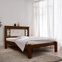 Cama Casal Com Cabeceira Flex Lavínia Malbec E Off White - 1