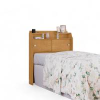 Cabeceira Solteiro Com Portas Elisa Naturalle E Off White - 2