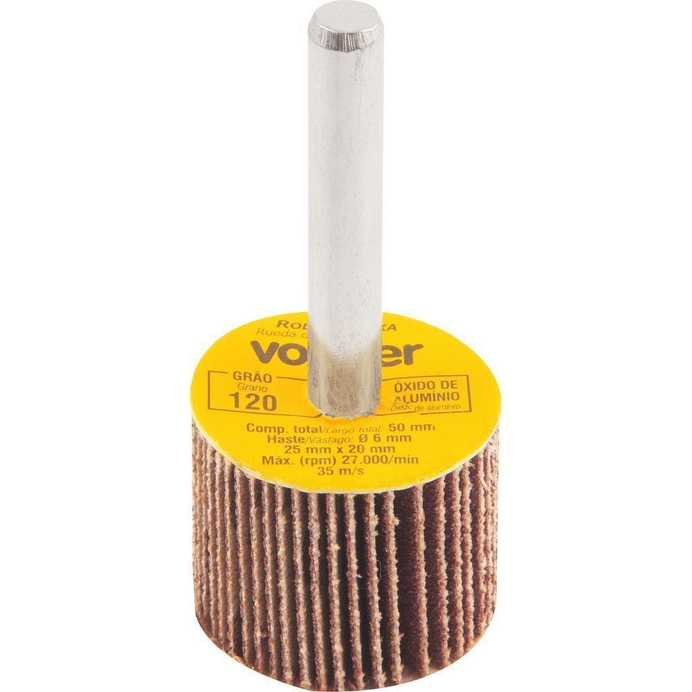 Roda De Lixa 25x20mm Com Haste G120 - Vonder - 1