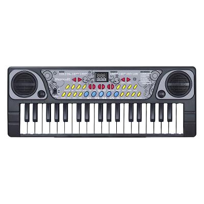 Teclado Infantil C- Microfone - 37 Teclas - Dm Toys