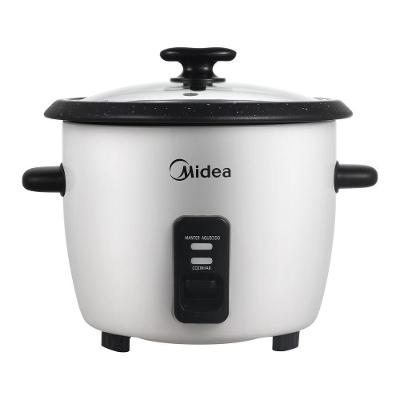 Panela De Arroz Elétrica Midea 2,5 Litros Branca E Preta PAE25B 110V