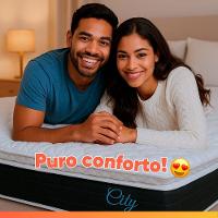 Cama Box Baú Queen Colchão Com Molas Ensacadas City Pillow Top 158x198x67cm Hellen Preto/branco - 8