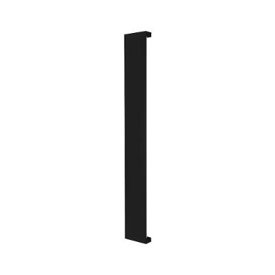Arandela Astraled Wezar 60cm Led Bivolt Preto - 3000k - Luz Amarela