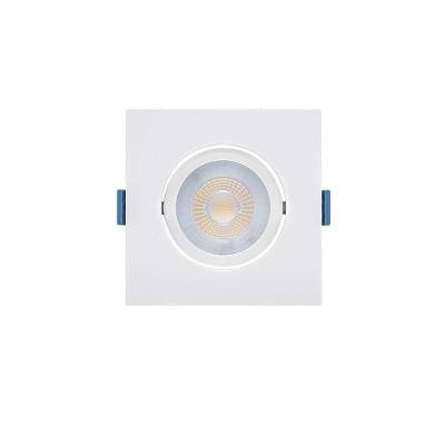 Spot De Led De Embutir Recuado Stella Easy Evo Mr16 Quadrado 4,5w Bivolt Branco - 4000k - Luz Neutra