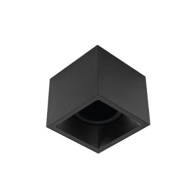 Spot De Sobrepor Recuado Stella Square Out Ar111 Gu10 Bivolt Preto
