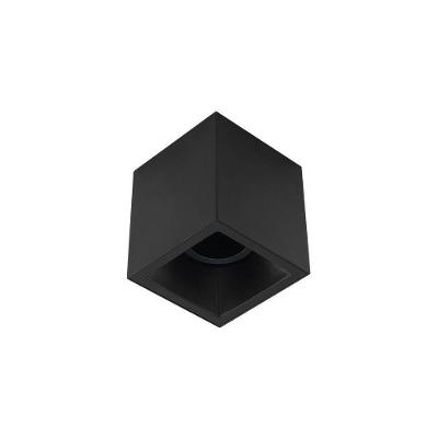 Spot De Sobrepor Recuado Stella Square Out Ar70 Gu10 Bivolt Preto
