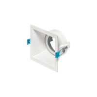 Spot De Embutir Recuado Stella Square Ar70 Gu10 Quadrado Bivolt Branco - 1