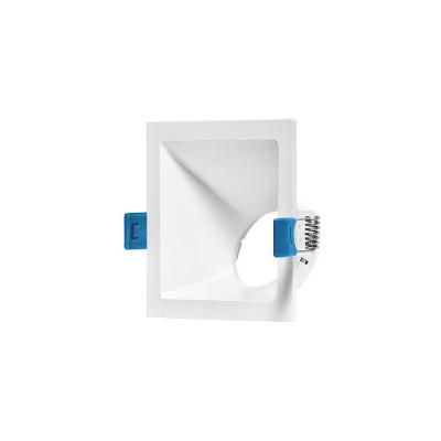 Spot De Embutir Recuado Stella Square Angle 25° Mr16 Gu10 Quadrado Bivolt Branco