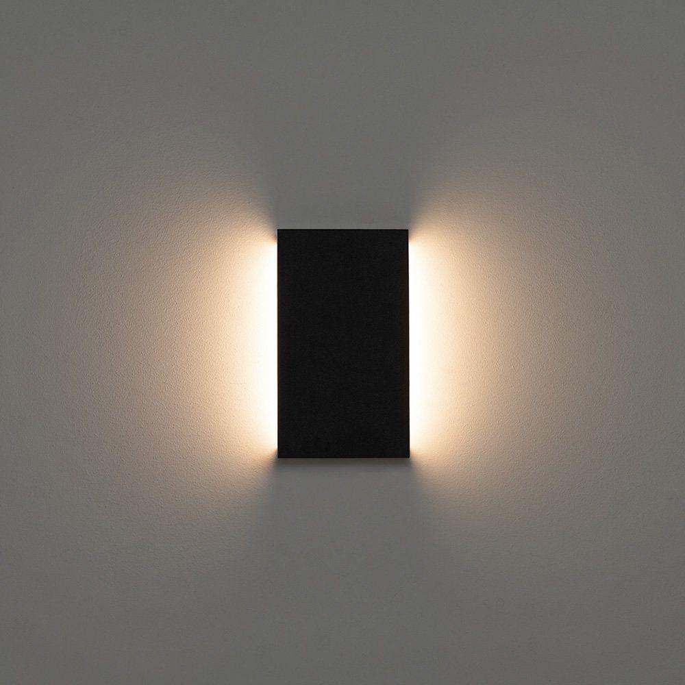 Arandela Stella Reflex Led 20cm Ip65 6w Bivolt Preto - 3000k - Luz Amarela - 2