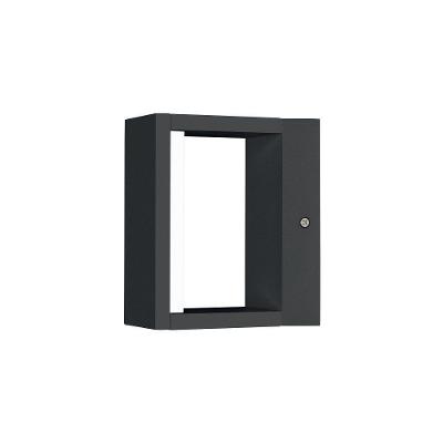 Arandela Stella Recognizer Led Ip65 7w Bivolt Preto - 3000k - Luz Amarela