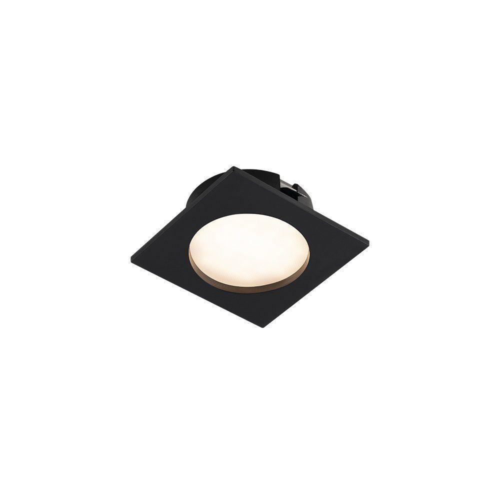 Spot De Embutir Para Móvel Stella Móbili Quadrado Led Alto Irc 90 2,5w Bivolt Preto - 3000k - Luz Amarela - 1