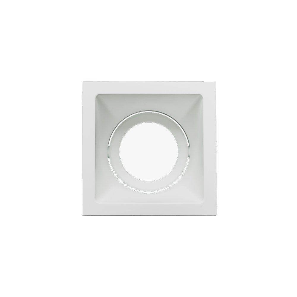 Spot De Embutir Super-recuado Stella Square Ghost Par 20 E27 Quadrado Bivolt Branco - 2