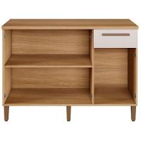 Balcão Imperial 3 Portas 1 Gaveta Cinamomo Off White Arte Móveis - 7