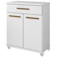 Balcão Londrina 2 Portas 1 Gaveta Branco Arte Móveis - 1