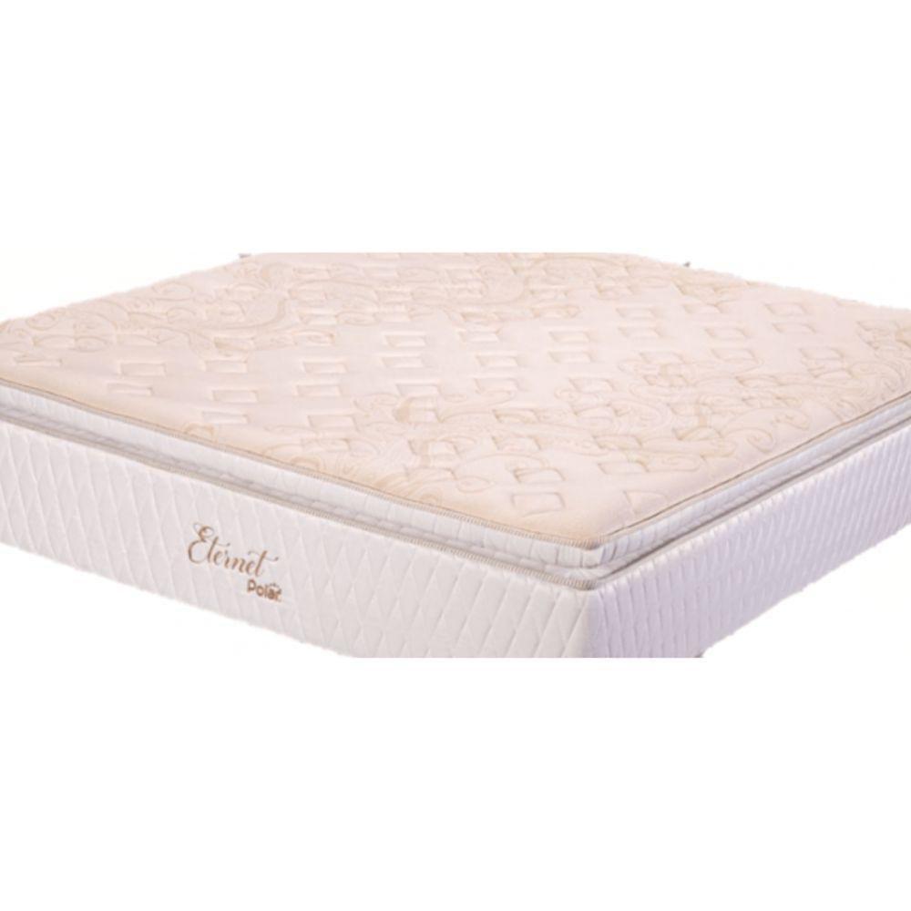 Conjunto Colchão Box Queen Molas Ensacadas Eternet Polar - 7
