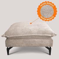 Chaise Modular Boma. 60x70x40cm Boucle Sofá Inbox Bege Claro