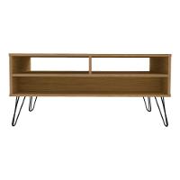 Mesa De Centro 100Cm Com 2 Gavetas Multimóveis Cr45144 Carvalho/Grafite Carvalho/Grafite - 3