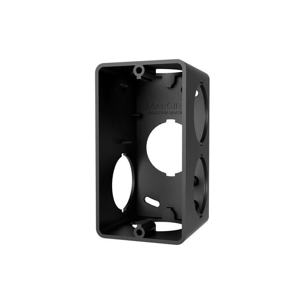Caixa Para Condulete Margirius 3-4 Com 7 Entradas Preta - 1