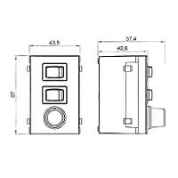 Módulo Controle De Ventilador Margirius Sleek Com Dimmer Branco Bivolt - 2