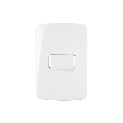 Interruptor Simples Margirius B3 10a Com Placa 4x2 Branco Branco