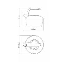 Chaleira Fundo Triplo Tramontina 61485160 1,5l Inox E Preto - 6