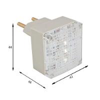 Lanterna De Emergência Margirius Clean Portátil 3w Led Bivolt Branco - 2