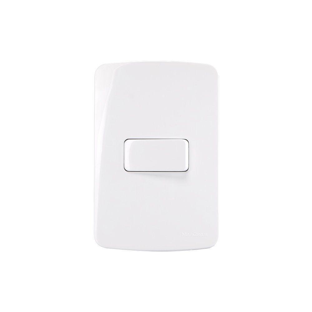 Interruptor Paralelo Margirius B3 10a Com Placa 4x2 Branco - 1