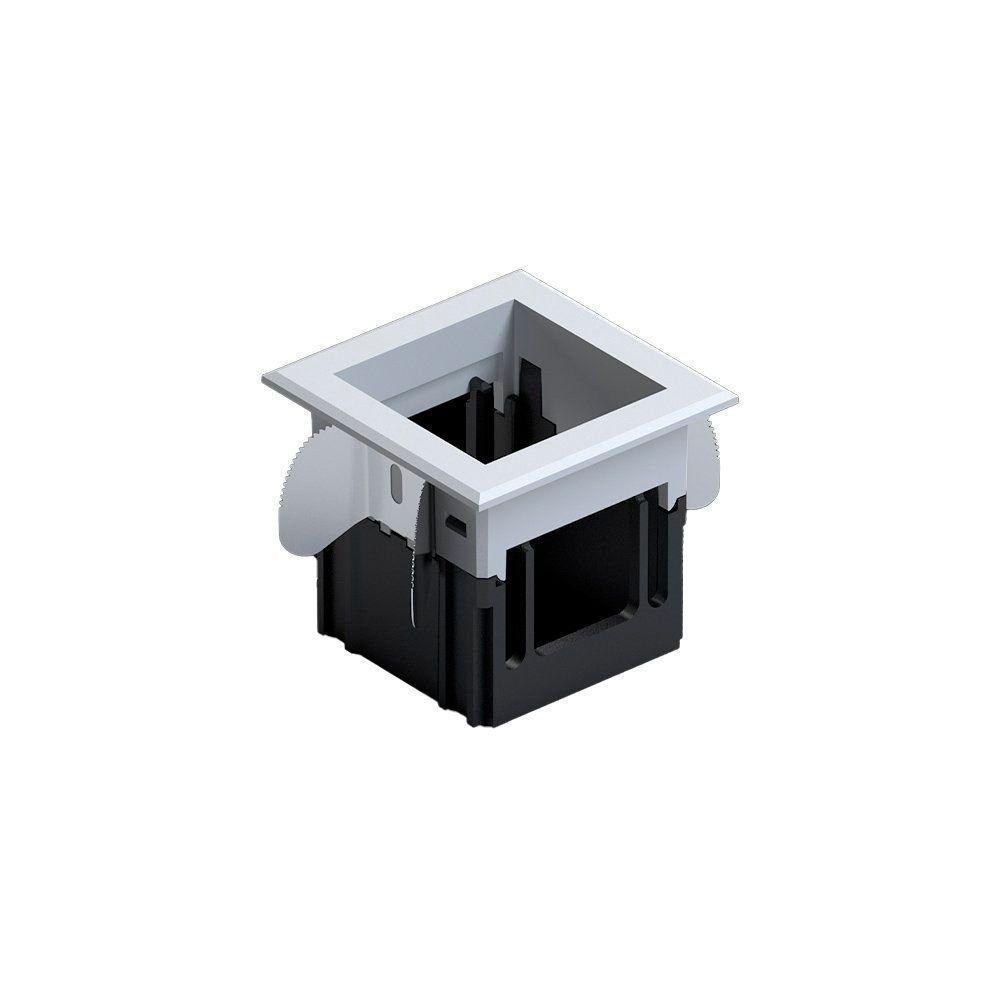 Moldura De Embutir Nordecor 6672 Para 1 Módulo Tap Branco - 1