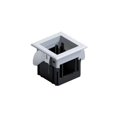 Moldura De Embutir Nordecor 6672 Para 1 Módulo Tap Branco