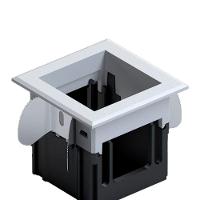 Moldura De Embutir Nordecor 6672 Para 1 Módulo Tap Branco - 2